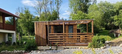 Mobilheim jako zahradní domek