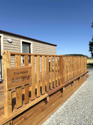 Ubytování v mobilním domě s terasou