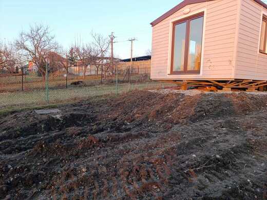 Usazení mobilního domu Super Arktik na pozemku