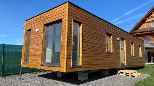 Mobilní dům Super Arktik s pultovou střechou | moderní design