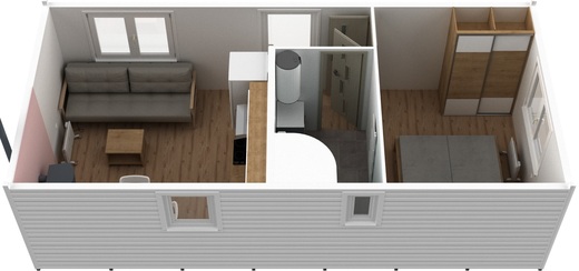 Super Arktik Economy 8x4 m – Přehled interiéru