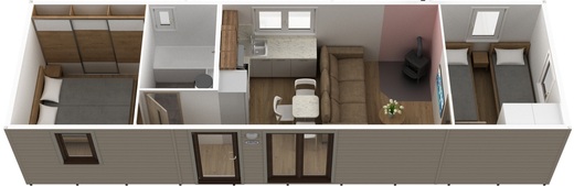 Vizualizace mobilního domu Super Arktik | Moderní design